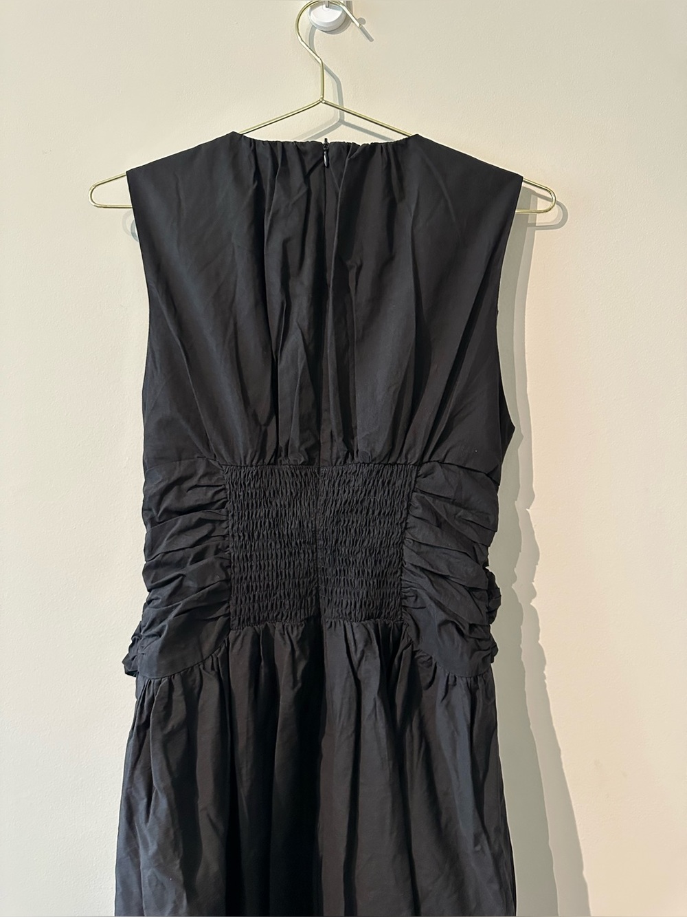Commense Ruched Waist Maxi Dress in Black size Large. New with tag. - Picture 7 of 8